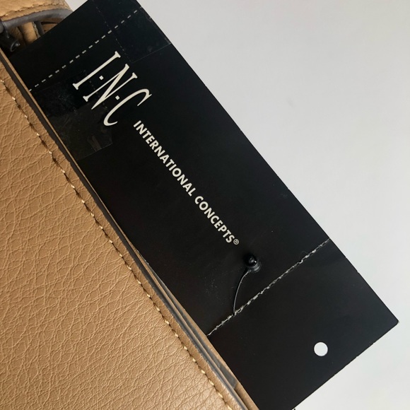 INC International Concepts Zoiey 2-1 Tote, Brown (New Camel), NWT - Picture 6 of 7